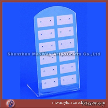 Acrylic White L-shaped Ear Nail/Pin/Earbob/Pendants Display Holder